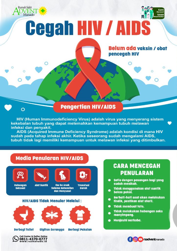 Poster Prognas OPD - HIV (ukuran A3) art paper